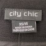 City Chic NEW  High Rise Wide Leg Essential Black Trouser Pants Size 14 Photo 11