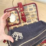 Juicy Couture Vintage Retro Y2K 90’s Navy and Red Travel Makeup Organizer Bag Photo 10