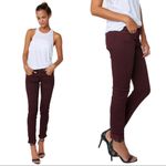 Rag and Bone • The Dre skinny boyfriend jeans Aged Wine burgundy maroon ankle slim Photo 2