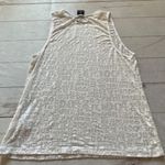 Nike Pro Dri Fit Just Do It Burnout Tank White Muscle Tee Semi Sheer Photo 6