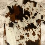 cow print fleece jacket Brown Size L Photo 0