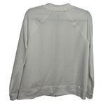 Talbots T by Track Jacket UPF 50+ Full Zip Stretch White Navy XL Petite Active Photo 1