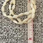 Vintage Art Deco Three Strand Twisted Mother of Pearl Necklace Photo 3