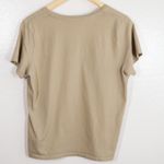 Ralph Lauren Polo  Tan V Neck Short Sleeve Classic Fit T Shirt Womens XL Photo 1