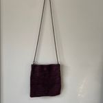 Free People  Burgundy Suede Crossbody Photo 1