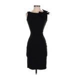 Chiara Boni La Petite Robe Shoko Black Dress with Bow Accent Size 2 $695 Photo 2