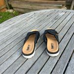 Born Daisy Puffy Leather Strap Black Slip On Sandals Shoes Women’s Size‎ 9 Photo 5