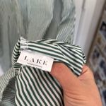 Lake Pajamas stripe maxi dress Green Size M Photo 3