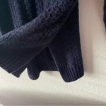 Christopher & Banks Navy Turtleneck Sweater Color Block Chunky Knit Soft & Cozy Size small Photo 1