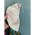 Michele Leslie of California Vintage Tropical Bird Floral Button Down Shirt Blue Size L Photo 4