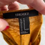 Forever 21 Womens Dress Size Medium Mustard Yellow Sweater Short Sleeves Photo 4