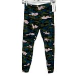 Calvin Klein Pants Women Small Green Pink Camo Crop Performance Gym Athleisure Photo 1