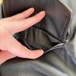 Tommy Hilfiger Zendaya - Tailored Leather Coat Blazer in Black Photo 4