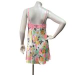 Victoria's Secret Victoria Secret M Floral Satin Lace Trim Slip Dress Lingerie Babydoll Cottage Photo 6