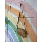 Portland Leather Goods Cream Crossbody Bag Small Zip Top Adjustable Strap Photo 8