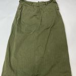 Marissa Webb Belted Utility Skirt Olive green Size 10 Photo 3