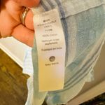 WARM Latitude Blue & White Short Sleeves Tie at Waist Flowy Maxi Dress Size M Size M Photo 13