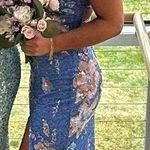 Blue and pink prom dress Photo 0