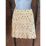 34” Waist//Vintage Y2K Silk Polka Dot Pleated Mini Skirt Size M Photo 5