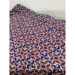 June & Hudson printed short shorts scalloped hem Medium M floral high rise Purple Photo 2