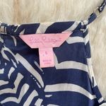 Lilly Pulitzer  Silk Dusk Umbrellas Tank Top Photo 3