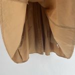 Anthropologie By Womens Dress M Square Neck Poplin Mini Crop Sleeve Fit & Flare Photo 3