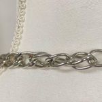 NY Black & White Facetted Rhinestone Statement Bib Necklace Photo 7