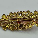 Faux pearl gold tone hair clip Photo 2