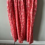 Laura Ashley Vintage 90s Red floral cottagecore dress Size 4 Pockets Prairie Photo 13