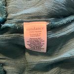 Sundance  Teal Spice Route Embroidered Wide‎ Leg Pants Elastic Waist Size Large Photo 3