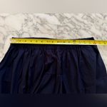 Quince NWT  Elegant 100% Organic Cotton Navy Blue Women's Maxi A Line Skirt Sz L Photo 6