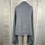 MAKO & REX Wrap/Scarf with Fringe NWT Dark Gray Photo 1