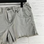 Free People  NWT Gray Cut Off Denim Shorts Size 26 Photo 4