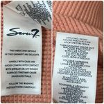 Seven7  New Peach Waffle Long Sleeve Crew Neck Top Plus Size 1X Photo 8