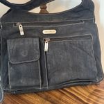 90s Vintage Eddie Bauer Black Multi Compartment Crossbody Bag Large Y2K Grunge Photo 5