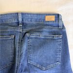 Paige Denim Blue Skinny Jeans Women’s 27 Raw Hem Stretch Mid Rise Photo 3