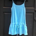 Vintage Lush Terry‎ Cloth Dress Blue Photo 1