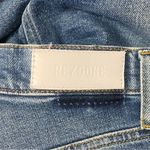 RE/DONE  70s High Rise Stove Pipe Jeans Broken In Dark Wash Size 24 Straight Leg Photo 10