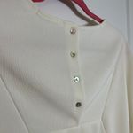 Love Culture Oversized medium/fitted large cream white top, bridal bachelorette top Photo 3