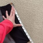 Senita Athletics High Rise Grey Black Leggings Pant Mesh Stripe Sz Small Pockets Photo 9