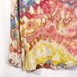 Classic Elements  Large Top Handmade Tie Dye Long‎ Sleeve Orange Yellow 1597 Photo 9