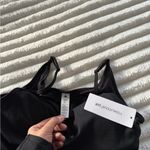 Yogalicious  Lux Black Rib Scarlett Flare Jumpsuit size L Photo 1