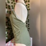 Athleta NWOT NWT Palm One Piece Strappy Back Swimsuit Eucalyptus Olive Womens L Photo 1