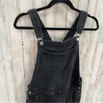 Old Navy  O.G. Straight Black-Wash Jean Overalls for Women Photo 4