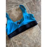 DKNY  Scoop Neck Logo Bikini Swim Top Size Medium Photo 5