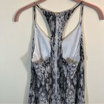 Rebecca Minkoff Black and White Erika Snakeskin Midi Dress 2 Photo 11