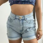 Cotton On High Rise Flashback Blue Shorts Photo 1