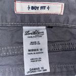 Levi's LEVI’S Signature Women’s Gray Boy Fit Shorts 10 Photo 10