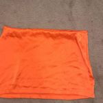 Free People Blaze Orange All The Way Satin Mini Skirt summer classic casual Photo 4