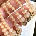 Ny Collection Peach gold tone choker necklace Photo 2